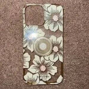 kate spade Floral iPhone Case - Cream and Black